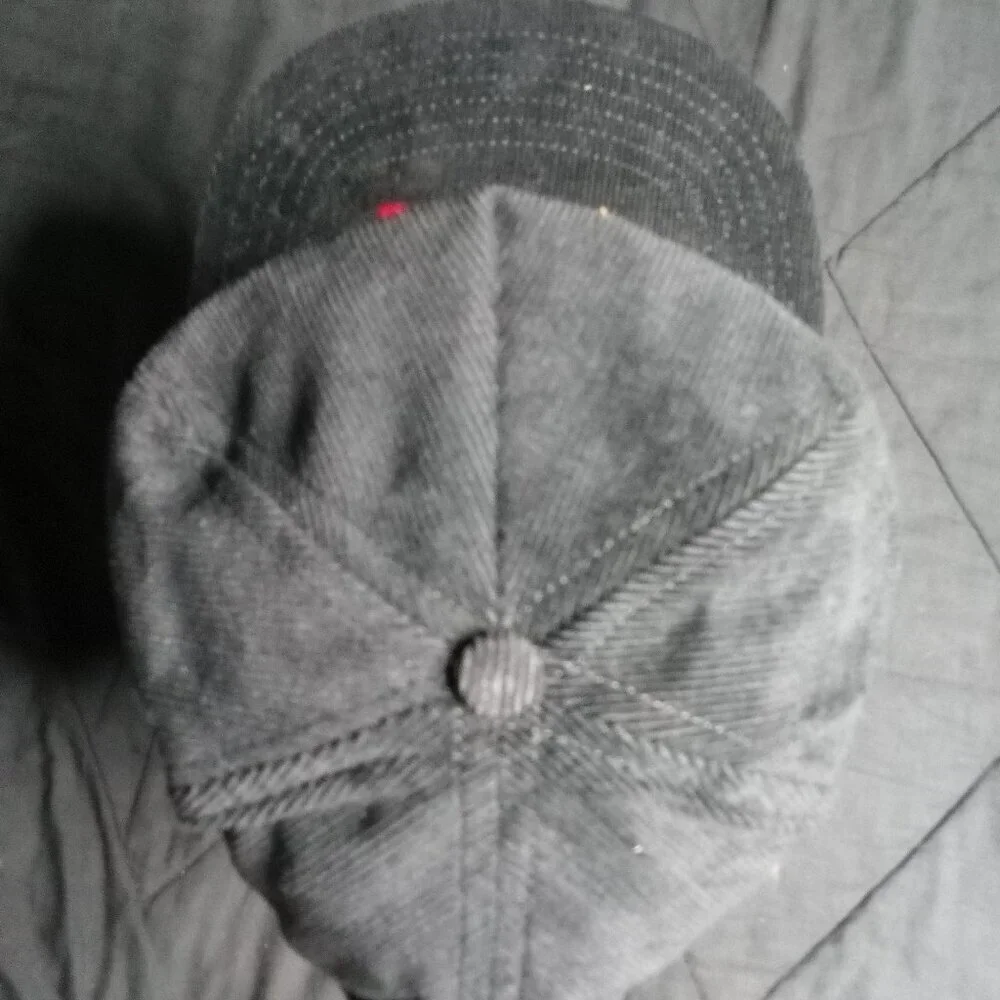 Deadstock Vintage Ross Island Dry Concrete Portland Rope Corduroy Snap Hat Cap